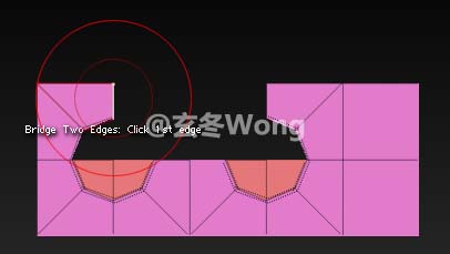 [ZBrush]ZModeler Bridge-桥接处理